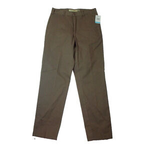 Cabelas Pants Mens 36x37 Huntsman Chino Casuals Brown High‎ Rise Pockets